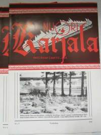 Nuori Karjala 1990 nr 1-11 vuosikerta, nr 12 puuttuu, muistoja ja muisteluksia Karjalasta sekä karjalaisten ja heidän jälkeläistensä vaiheista