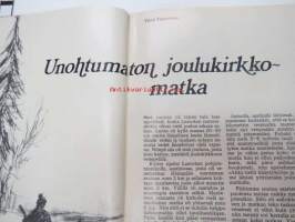 Joulukannel 1976 - Karjalan Liiton joululehti, sis. mm. seur. artikkelit ; Joulu Koti-Jaakkimassa, Viipurilaisii tyyppilöi, Karjalan naisten pellavatyöt tämän