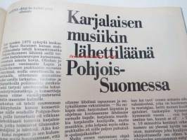 Joulukannel 1976 - Karjalan Liiton joululehti, sis. mm. seur. artikkelit ; Joulu Koti-Jaakkimassa, Viipurilaisii tyyppilöi, Karjalan naisten pellavatyöt tämän