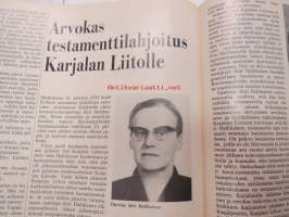 Joulukannel 1976 - Karjalan Liiton joululehti, sis. mm. seur. artikkelit ; Joulu Koti-Jaakkimassa, Viipurilaisii tyyppilöi, Karjalan naisten pellavatyöt tämän