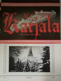Nuori Karjala 1989 vuosikerta puuttuu nr 8,9 - Muistoja ja muisteluksia Karjalasta sekä karjalaisten ja heidän jälkeläistensä vaiheista