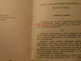 salon vapaaehtoinen palokunta r.y. säännöt