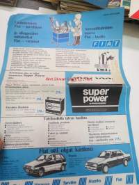 Fiat tarvikkeet ja varaosat 1984 -myyntiesite