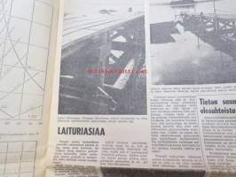 Rakennusviesti 1969 numerot 1,2,3,5,8,10 6 kpl lehtiä, monipuolisesti tuon ajan rakentamisesta