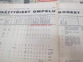 Rakennusviesti 1969 numerot 1,2,3,5,8,10 6 kpl lehtiä, monipuolisesti tuon ajan rakentamisesta