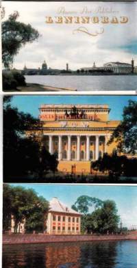 Leningrad, 1977.  16 valokuvakorttia.  Tekstit: englanti, venäjä.