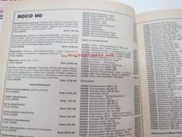 Risteysasema pienoisrautatietarvikehinnasto 1988