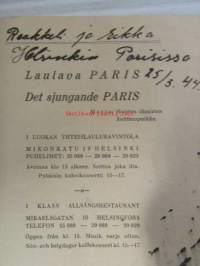 Laulava Paris nr 5 - Det sjungande Paris