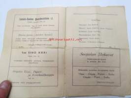 Oripään Urheilijain Piirikunnalliset Hiihtokilpailut 14.2.1948 - illalla tanssit Suojalassa