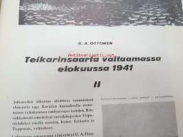 Kansa Taisteli 1959 nr 4, sis. mm. seur. artikkelit; Veikko Moilanen - Myö ei lähetä tappelematta, U.A. Ottonen - Teikarinsaarta valtaamassa elokuussa 1941 II,