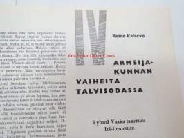 Kansa Taisteli 1959 nr 4, sis. mm. seur. artikkelit; Veikko Moilanen - Myö ei lähetä tappelematta, U.A. Ottonen - Teikarinsaarta valtaamassa elokuussa 1941 II,