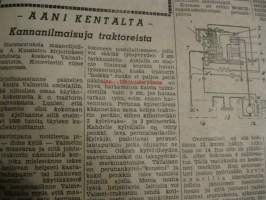 Maaseudun Koneviesti 1954 / 22 sis mm.Oiver m OC-3 telaketjutraktori.Moottoripyöräilijämme varalle Puch scootteri RL125,mp 175 SV ja 175 SVS ja 250
