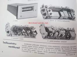 Mittaus ja säätö 1963 nr 1 - Oy Control Ab asiakaslehti, sis. mm. artikkelit; ElectriK Tel-O-Set, Perkin Elmer infrarödspektrofotometrar / spektrofotometrit,