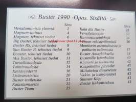 Buster alumiiniveneet 1990 -luettelo / myyntiesite