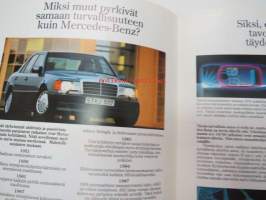 Mercedes-Benzin turvallisuus ei perustu mielikuviin, vaan mitattaviin tosiasioihin -myyntiesite