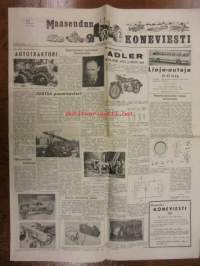 Maaseudun Koneviesti 1955 / 2 /III tammikuu.sis mm.AutotraktoriErkki Välkkilä Teuva.Moottoripyöriä Adler M 150,M 200, M 250, jaMB 201,.Mitä voiteluaineita