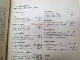 1896-1968 Olympia muistio sekä München 1972 - Ateenasta Mexico Cityyn kultaa - hopeaa - pronssia - Kultaa ja kunniaa missä - koska - kenelle (Kansikuvassa Lasse