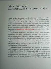 Max Jakobson kansainvälinen suomalainen - Juhlakirja Max Jakobsonin täyttäessä 60 vuotta 30.9.1983