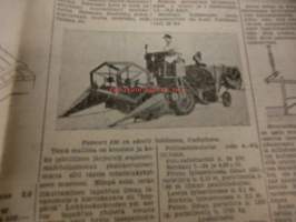 Maaseudun Koneviesti 1954 / 15/II elokuu II.sis mm Traktoriesittelymme,Massey-Harris Pony.Maaöljyn tarina II osa:tuotanto.Puimureita,Massey-Harris 630