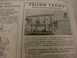 Maaseudun Koneviesti 1954 / 15/II elokuu II.sis mm Traktoriesittelymme,Massey-Harris Pony.Maaöljyn tarina II osa:tuotanto.Puimureita,Massey-Harris 630