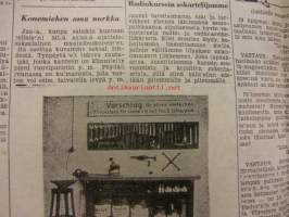 Maaseudun Koneviesti 1954 / 5 /I I helmikuu I.sis mm.ymTraktoriesittelymme,Volvo-ruotsalainen yleistraktori.Volvo T 24.Radiokurssi I.Pärinäpoikien