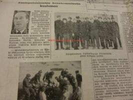 Maaseudun Koneviesti 1954 / 8 huhtikuu II, sis. mm. seur. artikkelit / kuvat / mainokset; Fordson Major Diesel, Automaattinen turvevarastopesä, Kuinka pitkä on