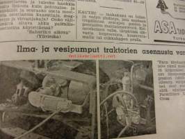 Maaseudun Koneviesti 1954 / 12 kesäkuu II, sis. mm. Traktoriesittely,Ferguson Diesel.Parannettu moottoripyörä - mutta neljän pyöränpäällä !.Mikä on