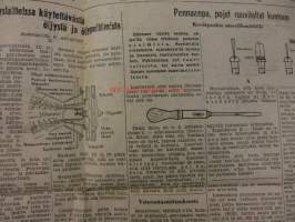 Maaseudun Koneviesti 1954 / 6,maaliskuu II sis. mm. seur. artikkelit / kuvat / mainokset; Volvon 25.000:nnes traktori, Magneetto tarkastelun kohteena,
