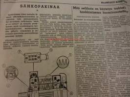 Maaseudun Koneviesti 1954 / 17 syyskuu I. sis,mm.traktoriesittelyFiat 25 R diesel.Radion antennista.Maaöljyn tarina II osa.Anor viljankuivuri.Mitä