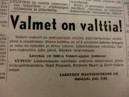 Maaseudun Koneviesti 1954 / 17 syyskuu I. sis,mm.traktoriesittelyFiat 25 R diesel.Radion antennista.Maaöljyn tarina II osa.Anor viljankuivuri.Mitä