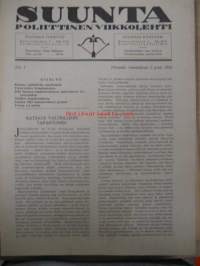 Suunta poliittinen viikkolehti 1924 nr 1