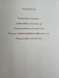 Kustannusosakeyhtiö Otavan kustannustuotteet 1890-1960