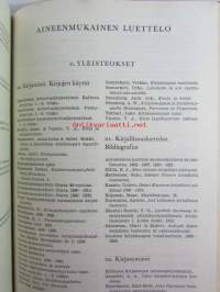 Kustannusosakeyhtiö Otavan kustannustuotteet 1890-1960