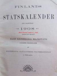 Finlands statskalender 1908