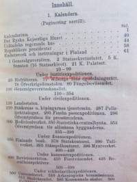 Finlands statskalender 1908