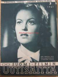 Suomi-Filmin Uutisaitta 1941 nr 3 Kansikuva Irma Seikkula