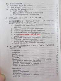 Hitsauksen aiheuttama palon- ja tapaturmanvaara - Kauppa- ja teollisuusministeriön ammattikasvatusosaston tarkastama ja hyväksymä oppikirja