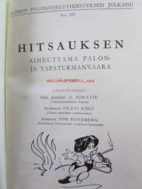 Hitsauksen aiheuttama palon- ja tapaturmanvaara - Kauppa- ja teollisuusministeriön ammattikasvatusosaston tarkastama ja hyväksymä oppikirja