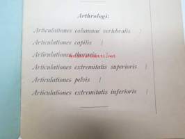 Albin Mikael Skogström / Keisarillinen Aleksanterin-Yliopisto -lääketieteen opintoihin liittyvä anatomian osa-alueitten suoritusvihko?