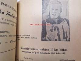Salpausselän Hiihdot Lahdessa 26-27.2.1949 -ohjelmakirja