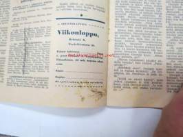 Viikonloppu 1941 nr 8 -ajanvietelehti