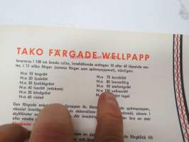 Denna byggnad isoleras och inredes med TAKO-byggnadsmaterial Takolit, Tako byggnadspapp, Tako tapet, Tako spänpapp, Tako spännpapper, Tako färgade spänpapper,
