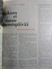 Me Naiset 1968 nr 23 -mm. Teiniprinsessa Kristiina Kankaanpää Iranin hovissa, Helsingin kivikasvot, Maarita Mäkelä, Kuningatar Elisabeth, Pikkiu pikku