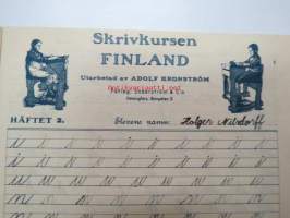 Skrivkursen Finland II - Söderströms -kaunokirjoitusvihko