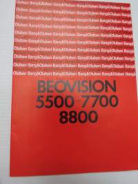 Bang &amp; Olufsen Beovision 5500-7700, 8000 -käyttöohjeet