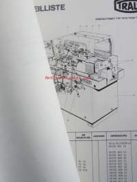 Traub Einspindel-Drehautomat TD16-TD26-TDF26-TD36 - Ersatzteilverzeichnis, Ausgabe Oktober 1979 - CNC työstökone