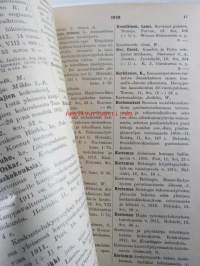 Suomen kirjakaupan vuosiluettelo 1912 - Årskatalog för finska bokhandeln 1910 - Suomenkielinen kirjallisuus