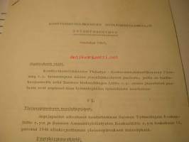 KONTTORIKONELIIKKEIDEN HUOLTOKORJAAMOALAN TYÖEHTOSOPIMUS LOKAKUUN 30.PÄIVÄNÄ 1968