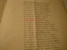 NÄIN OLIS MEILLÄ,ENTÄS TEILLÄ,  KIRJOITELMA  24.12.1941
