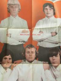Lenne &amp; The Lee Kings - Suosikki nr 8 1965 -lehden kaksipuolinen juliste, katso kuvista takaosan jutut